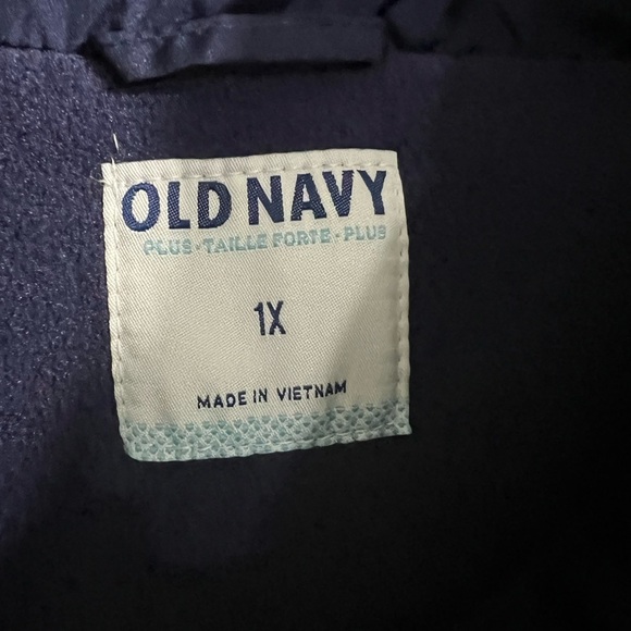 Women’s Old Navy dark blue‎ navy puffy puffer vest plus 1 1X - Picture 4 of 6